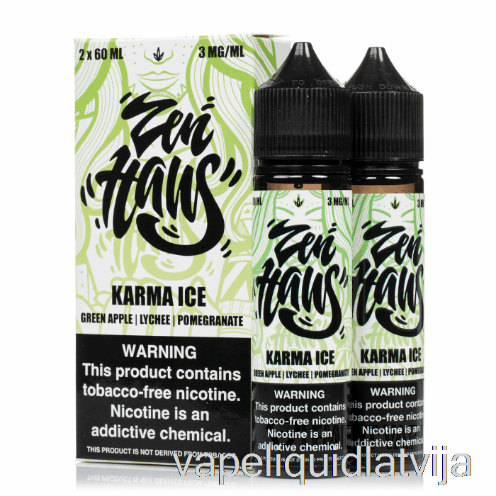 Karma Ledus - Zen Haus - 120ml 0mg Vape šķidrums